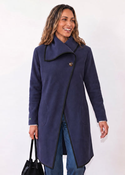 Mayfield Jacket in Vello Fleece (Navy)
