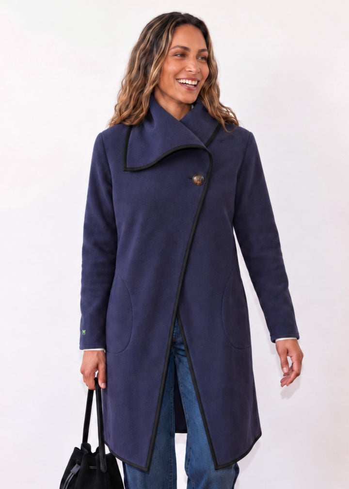 Mayfield Jacket in Vello Fleece (Navy)