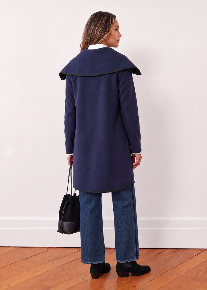 Mayfield Jacket in Vello Fleece (Navy)