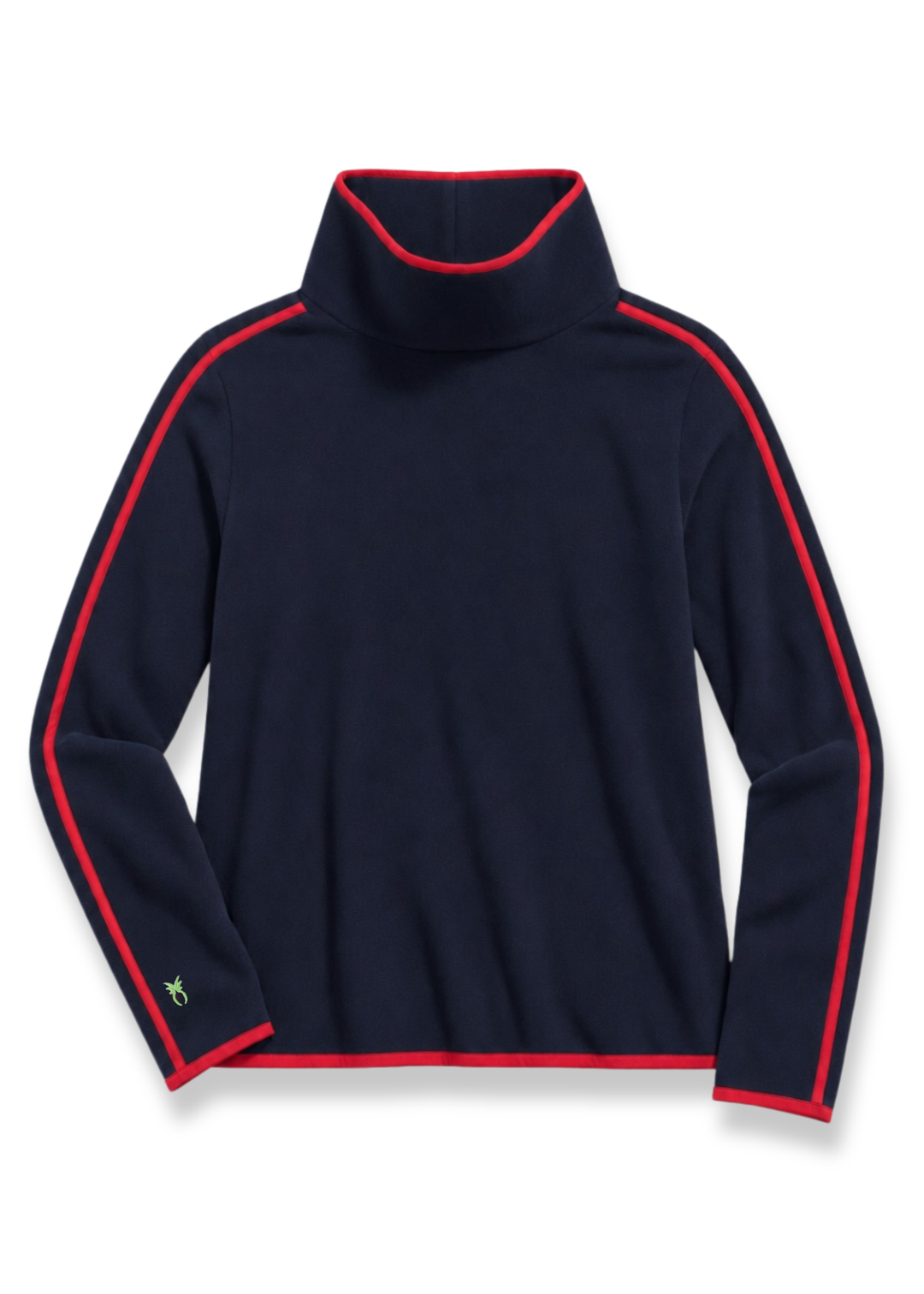 Park Slope with Tipping in Vello Fleece (Navy/Red)