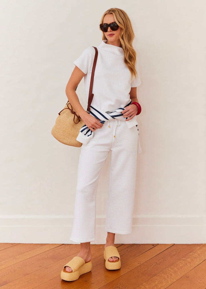 Palisades Pant in Waffle (White)