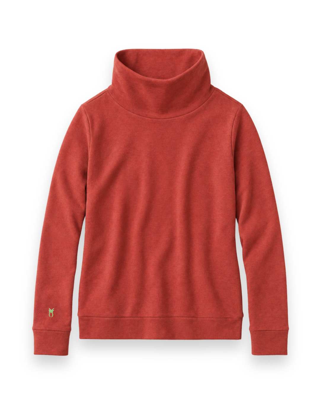 Park Slope Turtleneck in French Terry (Cinnamon)