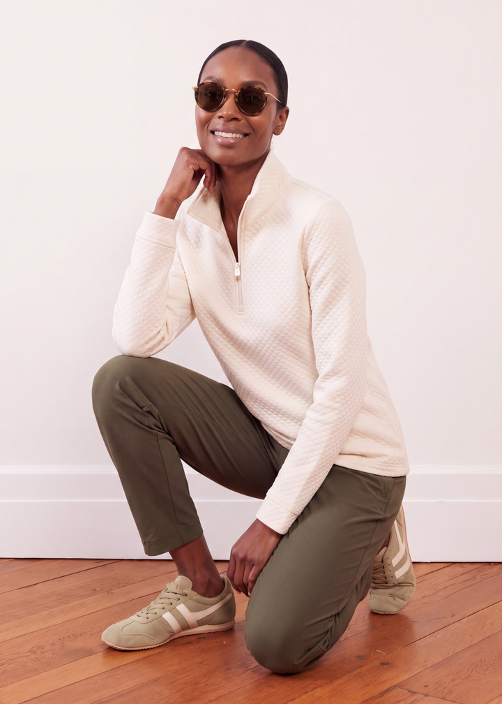 Pocomo Pullover in Waffle (Cream)