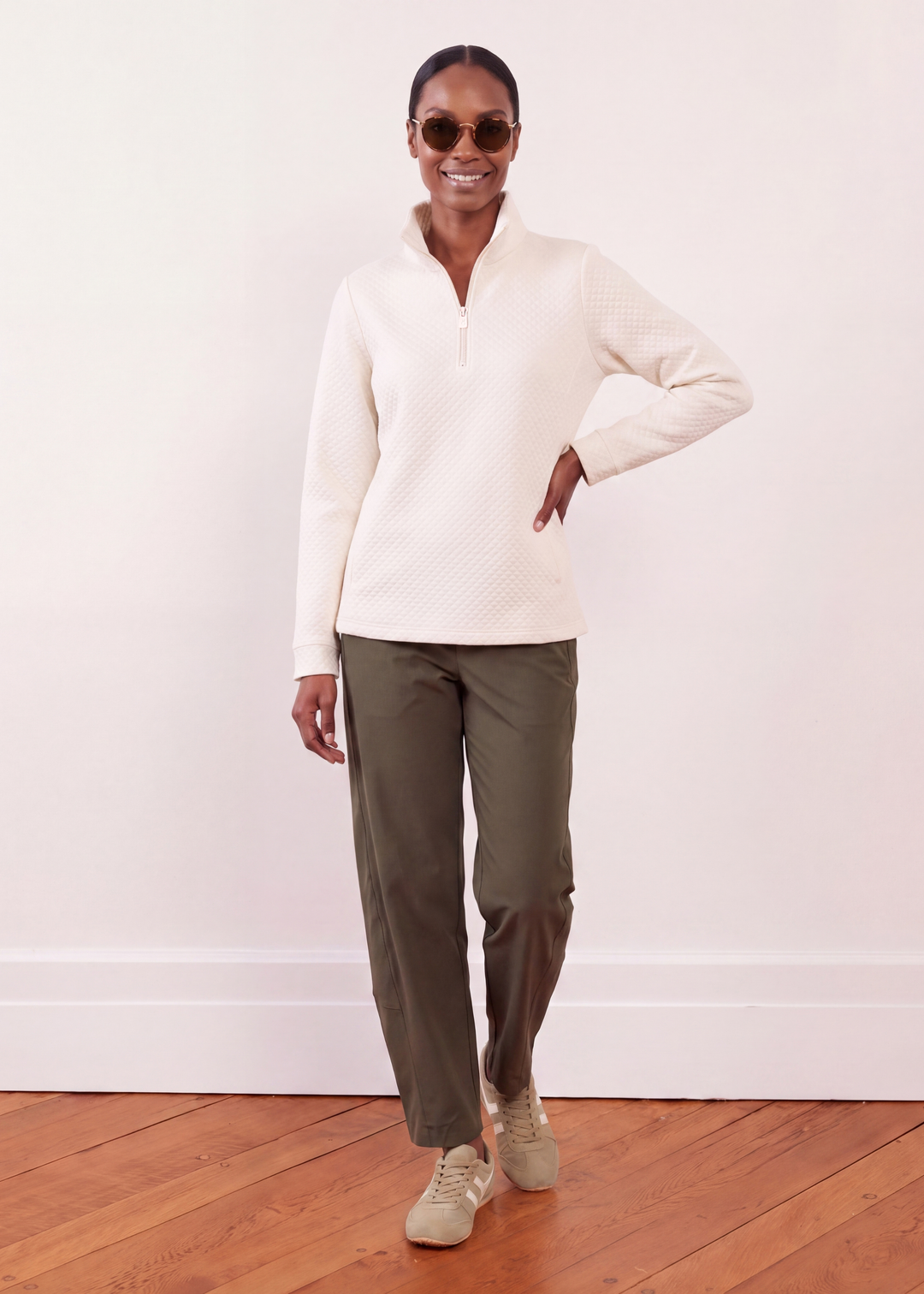 Pocomo Pullover in Waffle (Cream)
