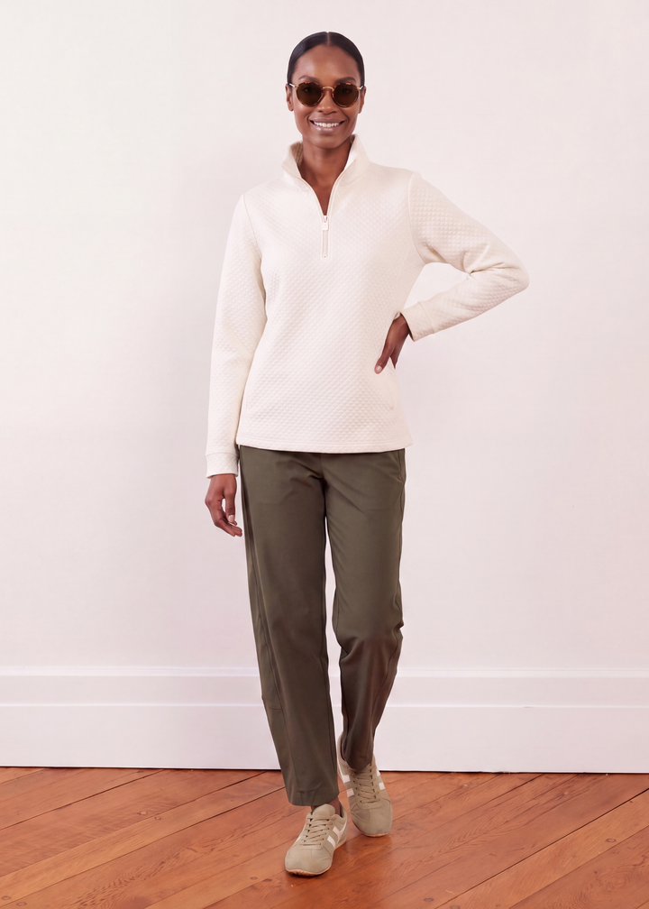 Pocomo Pullover in Waffle (Cream)