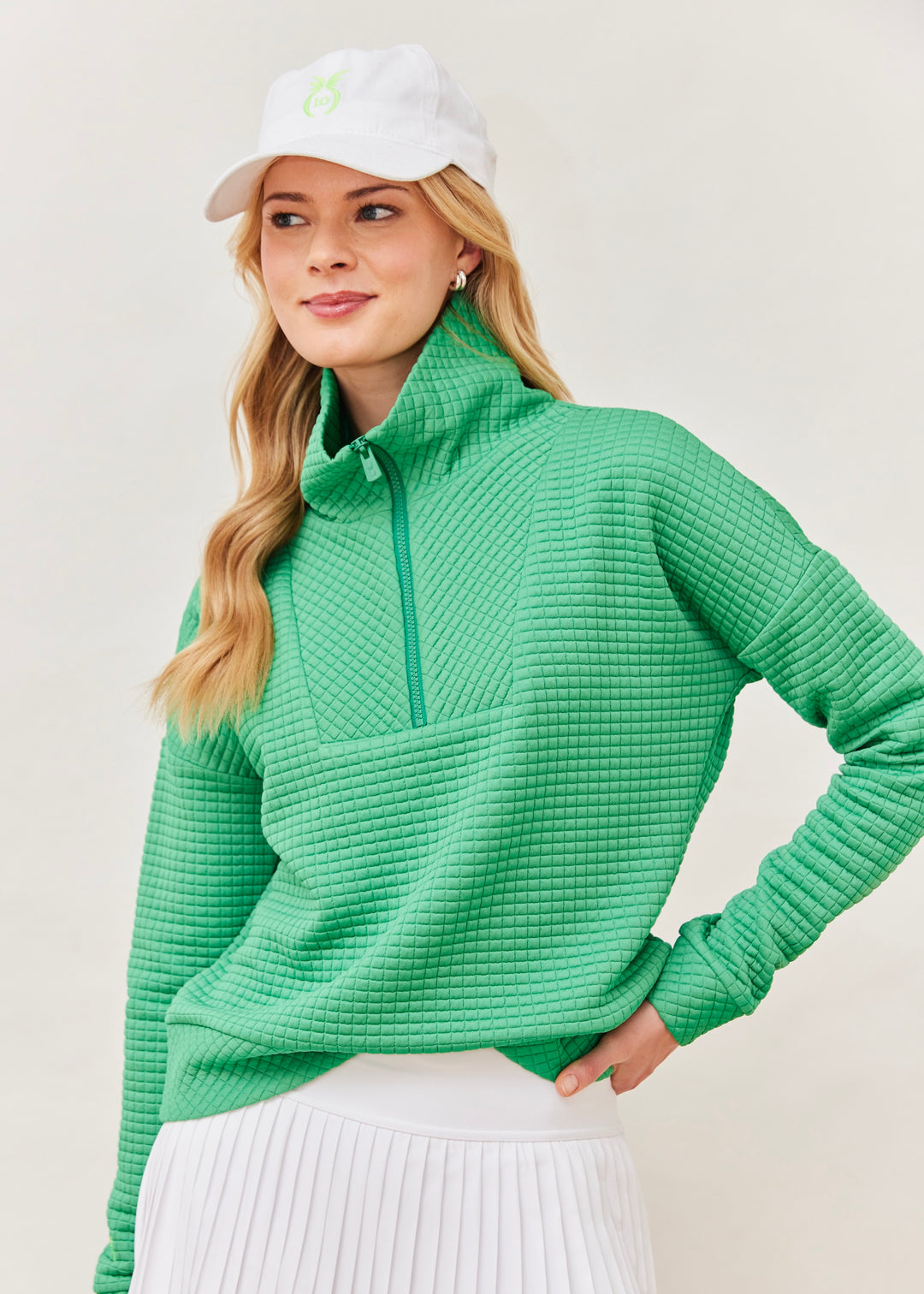 Putnam Pullover in Waffle (Jelly Bean)