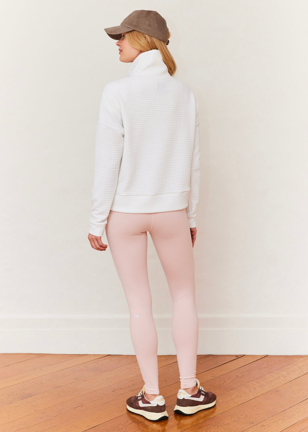 Putnam Pullover in Waffle (White)