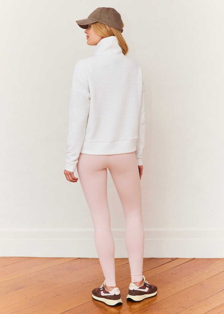 Putnam Pullover in Waffle (White)