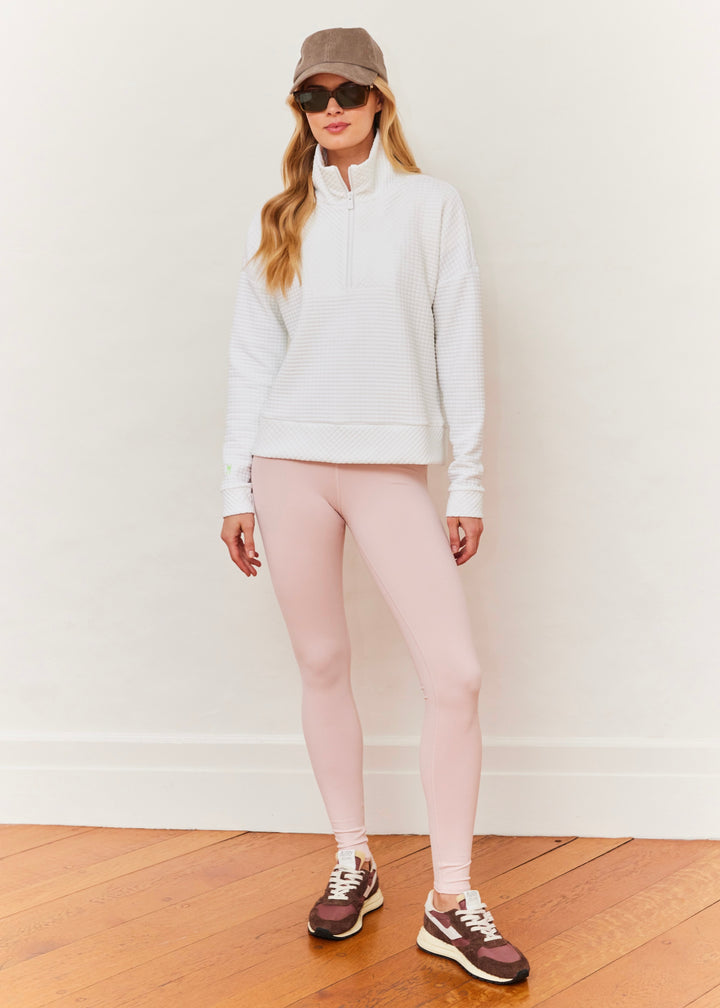 Putnam Pullover in Waffle (White)