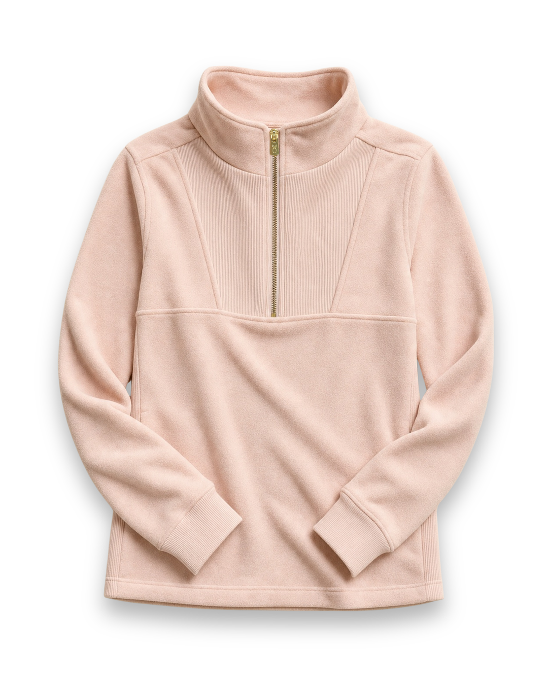 Waverly Pullover in Vello Fleece (Powder Blush)