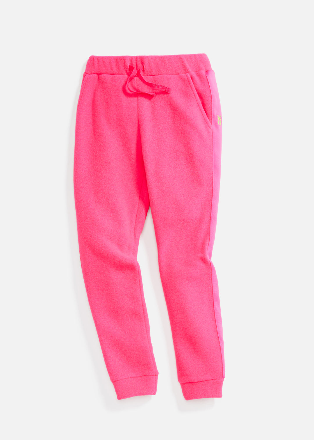 Girls Jay Joggers in Vello Fleece (Neon Pink)