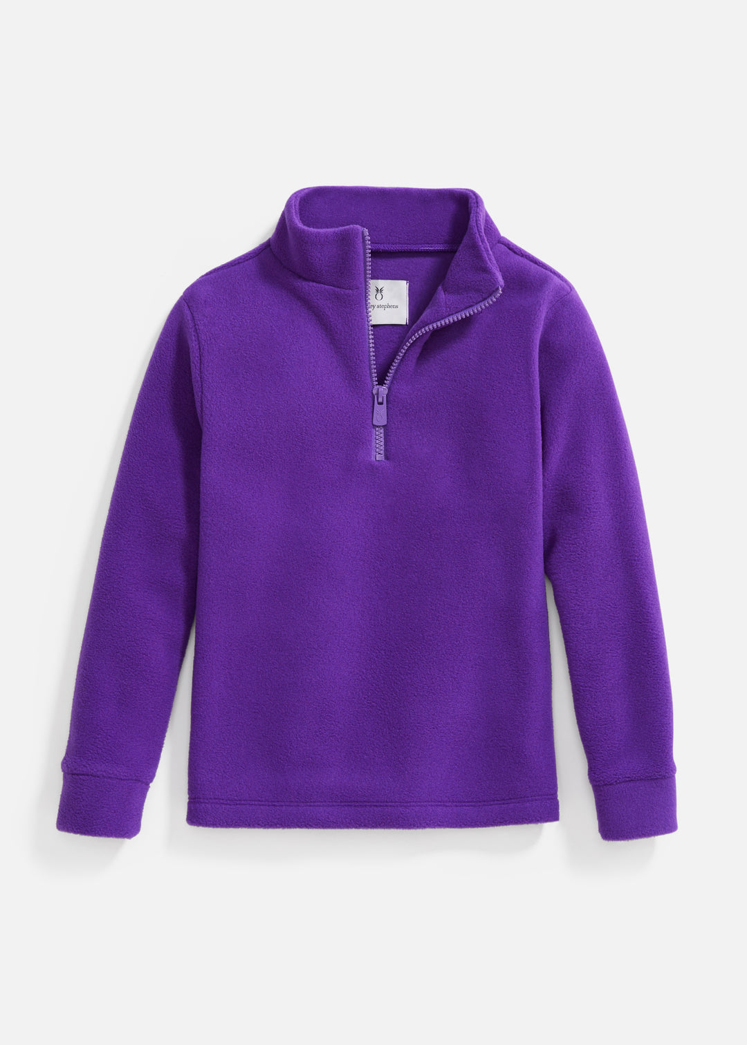 Kids Windabout Pullover in Vello Fleece (Purple)